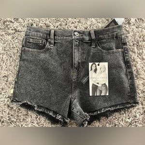 Kendall & Kylie black jean shorts